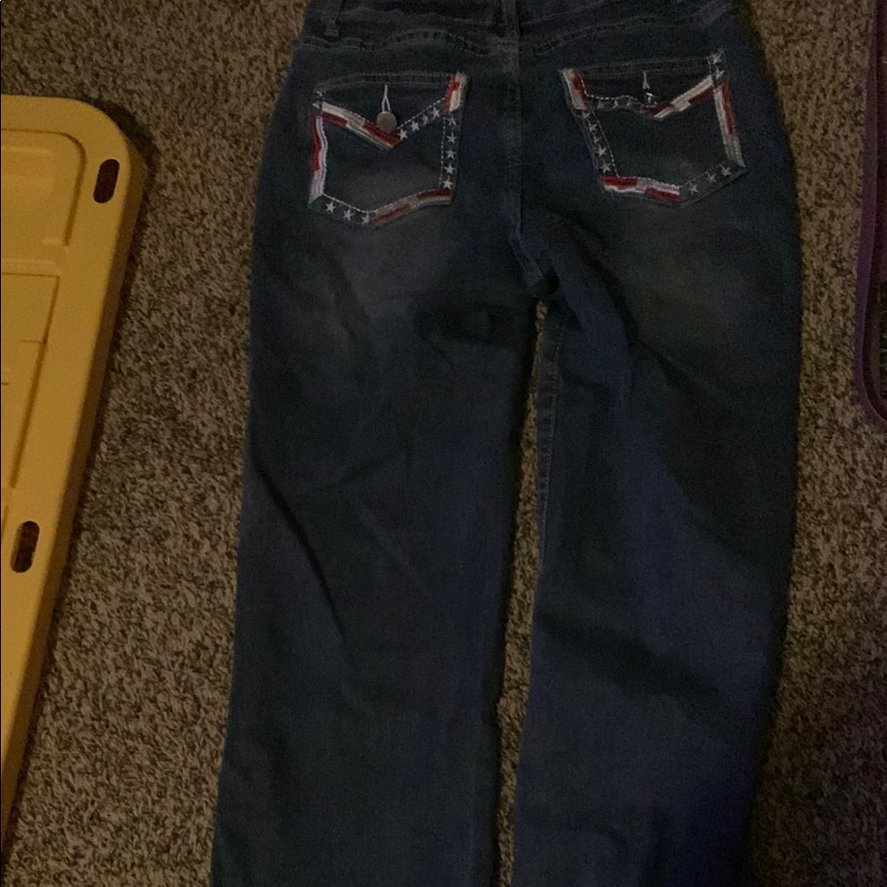 Women's Boot Cut Jeans - Blue